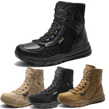 Mens Military Boots Work Tactical Boots Lightweight Hiking Boots Combat Boots