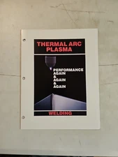 Vtg 1984 Thermal Dynamics Corp Thermal Arc Plasma Welding Brochure 