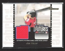 2003 Bowman Draft Picks & Prospects Joe Mauer Fabric Future Jersey Relic TV2827