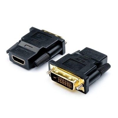 DVI-D zu HDMI Adapter 4K UHD Vergoldet Dual Link DVI Stecker HDMI Buchse