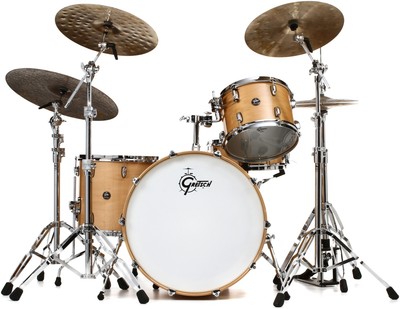 Gretsch Drums Renown 3-piece Rock Shell Pack with 24'' Kick - Gloss Natural