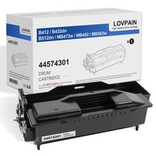 B411/B431 44574301 Black Drum Unit 1 Pack Up to 31,000 Pages - lopain Compatib