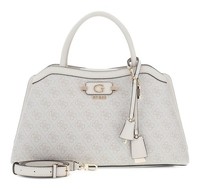 Guess Lindsey Girlfriend Satchel UmhäNgetasche Tasche Bone Logo Creme Neu