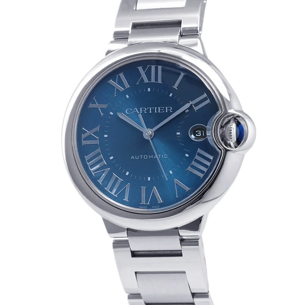 Cartier — CARTIER Ballon Blue de Cartier Watch 40mm Stainless Steel Blue Dial WSBB0061