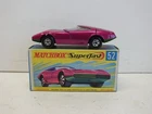 LESNEY MATCHBOX SUPERFAST NO53 DODGE CHARGER MKIII DARK PURPLE EXC BOXED (L583)