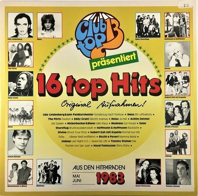 12'' LP Vinyl Various 16 Top Hits - Aus Den Hitparaden Mai Juni 1983