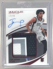 Tre Jones 2020 Panini Immaculate Collection #PPA-TRE Red Patch Auto RC /25