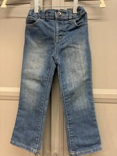 The Children's Place Boys 4T Skinny Blue Denim Jeans Elastic Adjustable Waist