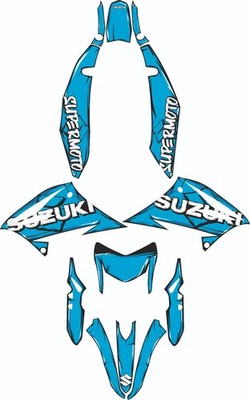 SUZUKI DR 125 SM GRAPHIC KIT DECALS