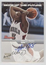 2003-04 Bowman Rookies & Stars Signs of the Future Marcus Banks #SFA-MB Auto 0af