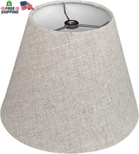 Tootoo Star Barrel White Small Lamp Shade for Table Lamps Replacement, 5X9X7 Inc