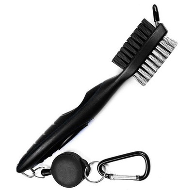 Golf Club Cleaning Brush and Groove Cleaner with Retractable Clip, Extends 2 ...