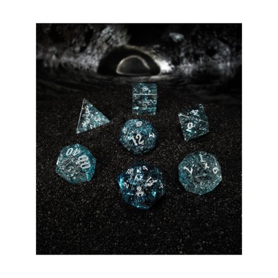 Kraken Dic Dice - Standard Shapes, 12-  Poly Set - Fragments of Halley Com New