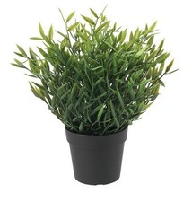 Pianta Artificiale di Bambù Ikea House - Fekja - NUOVA con Etichette - Vaso Nero