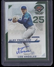 2025 Prospect Edition Alex Freeland Holo Ticket Silver Auto Los Angeles Dodgers