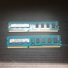 2PCS Hynix 2GB 1Rx8 PC3 -10600U-9 -11-A1 HMT325U6CFR8C-H9 N0 AA PC Memory