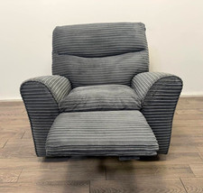 Harry Grey Fabric Recliner Chair