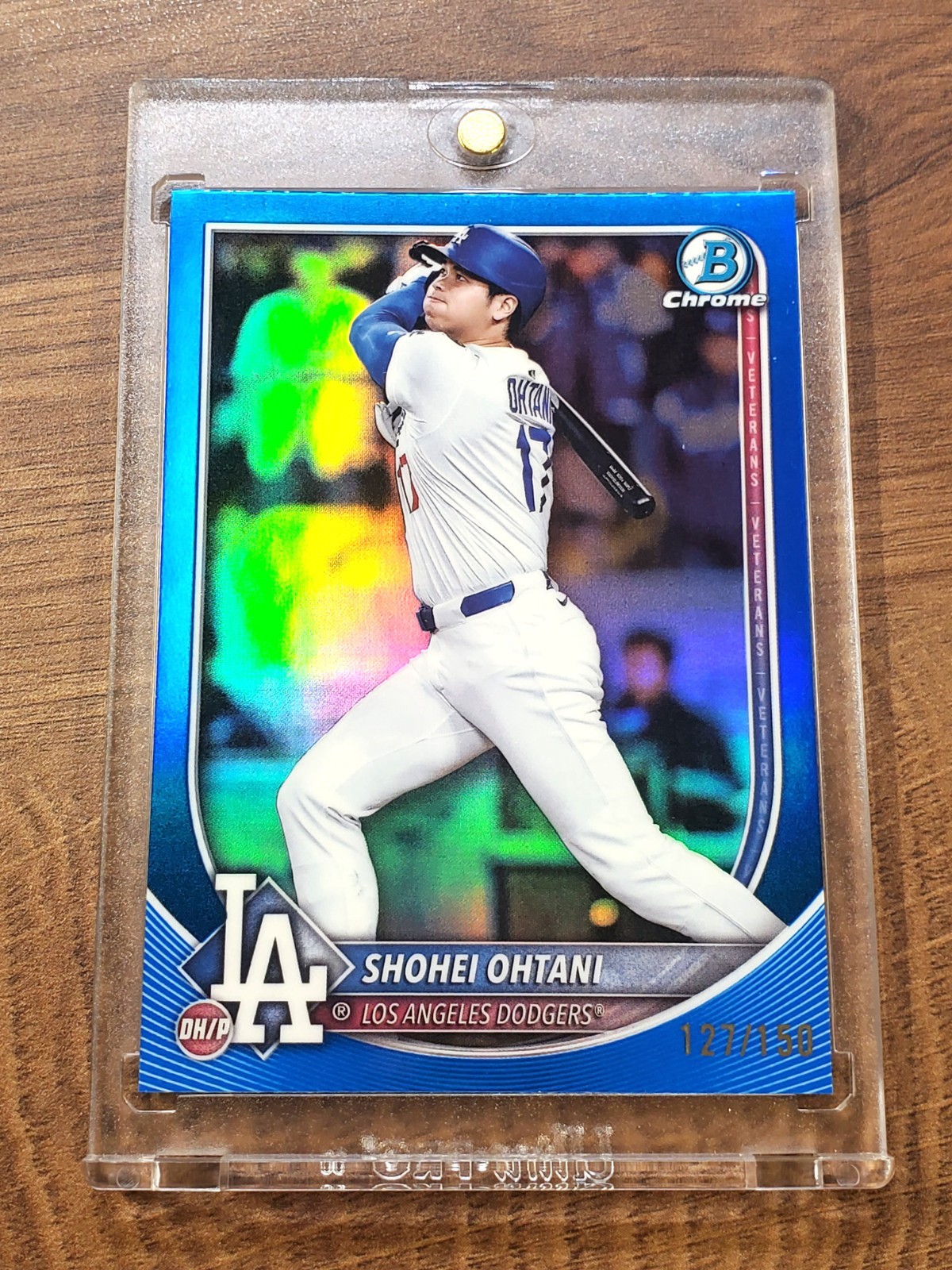 Shohei Ohtani 2025 Bowman Chrome #17 Blue Refractor /150 Price 
