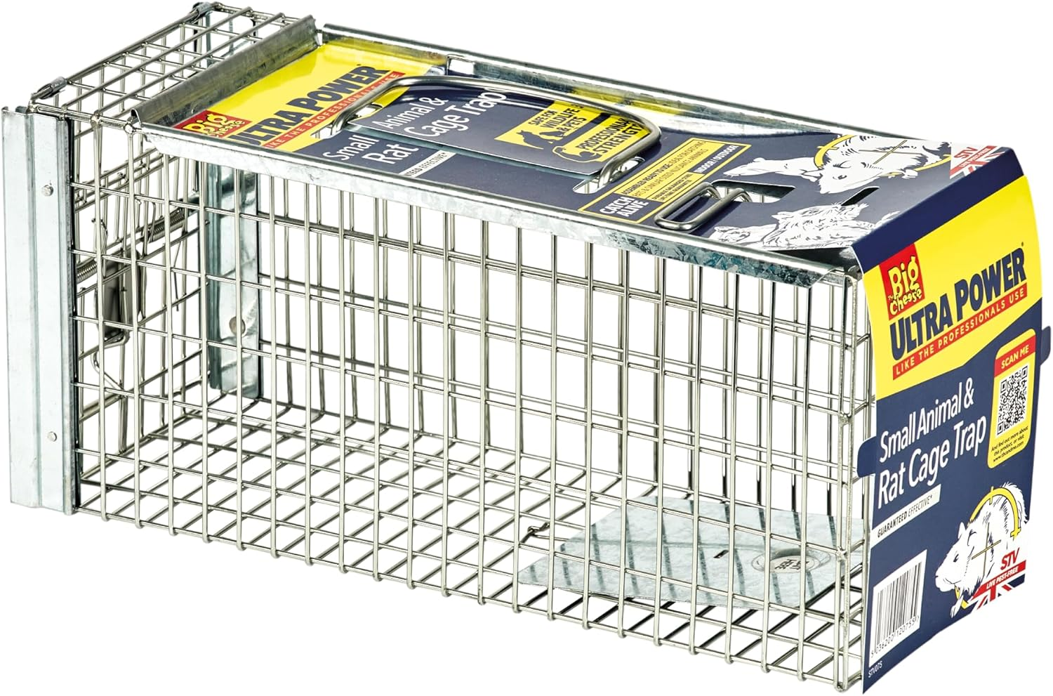 Ultra Power Rat Trap Cage - Humane Rat Catcher for Rats, Squirrels, Mink – Heavy
