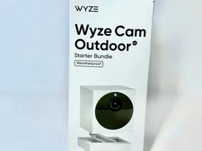 Wyze Cam Outdoor V2 Starter Bundle WZODV2B1 Color Night Vision Weatherproof