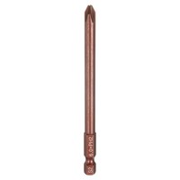 "PH2 Kreuzschlitz-Bit FüR 1/4\" Sechskantschaft 4\" Lang 0.24\" Braun"