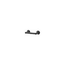 HomePointe 109722 Toilet Paper Holder, Vintage Design, Matte Black - Quantity 1