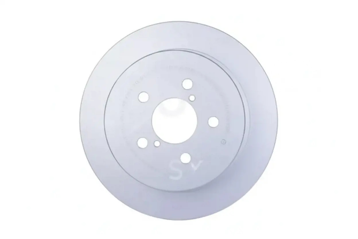 HELLA 8DD 355 120-341 Disco freno pieno, rivestito, senza bullone fissaggio ruota - Immagine 2