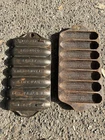 2 VTG GRISWOLD NO. 262 CAST IRON CRISPY CORN OR WHEAT STICK PAN 625 Erie PA