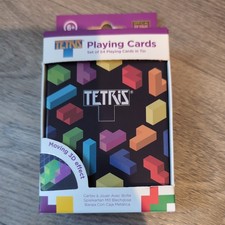 Tetris Karty do gry Karty do gry w puszce Lenticular 3D Effect Paladone | NOWE NOWE
