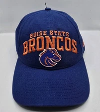 Boise State Hat Cap Adult Blue Broncos New Era Strapback Dad Team NWT