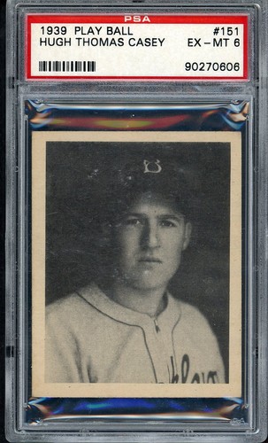 Hugh Casey #151 1939 Play Ball card