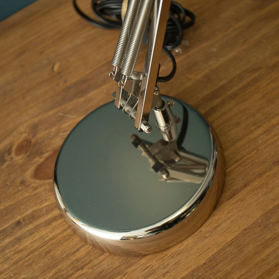 Ikea Forsa Articulated Adjustable Desk Lamp Chrome Finish Drafting Light - Image 4 of 4