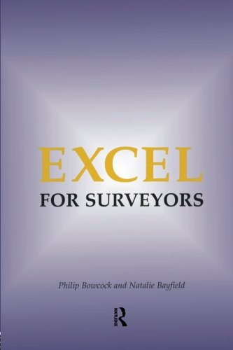 Excel for Surveyors - Bowcock, Philip