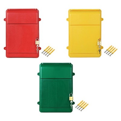 Wall Mounted Mailbox with Lock Ballot Box for Holding Envelopes, Paperwork