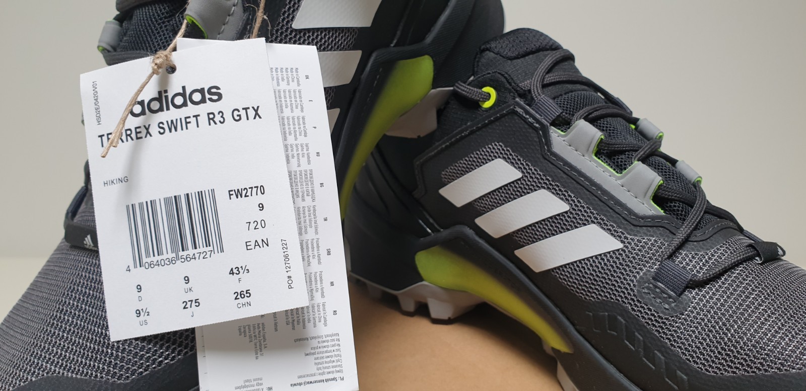 ADIDAS Terrex R3 GTX Waterproof Hiking Shoes UK9 - Trail Ready! image 4