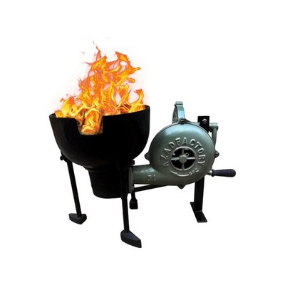 Simond Store Blacksmith's Forge Foundry Furnace with Hand Blower for Knife Ma...