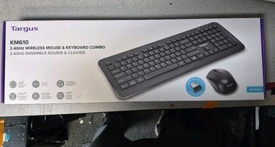 Open Box Targus KM610 Wireless Keyboard and Mouse Combo Black - AKM610BT