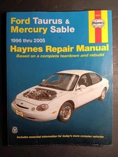 Haynes Repair Manual 36075 Ford Taurus Mercury Sable 1996-2005 GA6