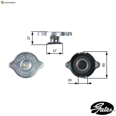 VERSCHLUSSDECKEL KÜHLMITTELBEHÄLTER RC217 FÜR MERCEDES-BENZ CLK/Convertible 2.5L