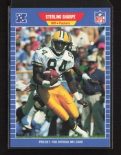 1989 Pro Set #550 Sterling Sharpe Green Bay Packers Rookie Near Mint or Better