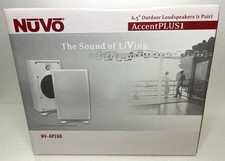 Nuvo AccentPLUS1 NV-AP160B 6.5" 2-Way Indoor/Outdoor Speakers (pair) New in Box!