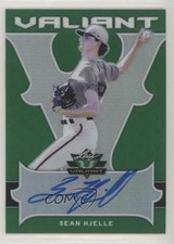 2018 Leaf Valiant Green 57/99 Sean Hjelle #BA-SH1 Auto gn7