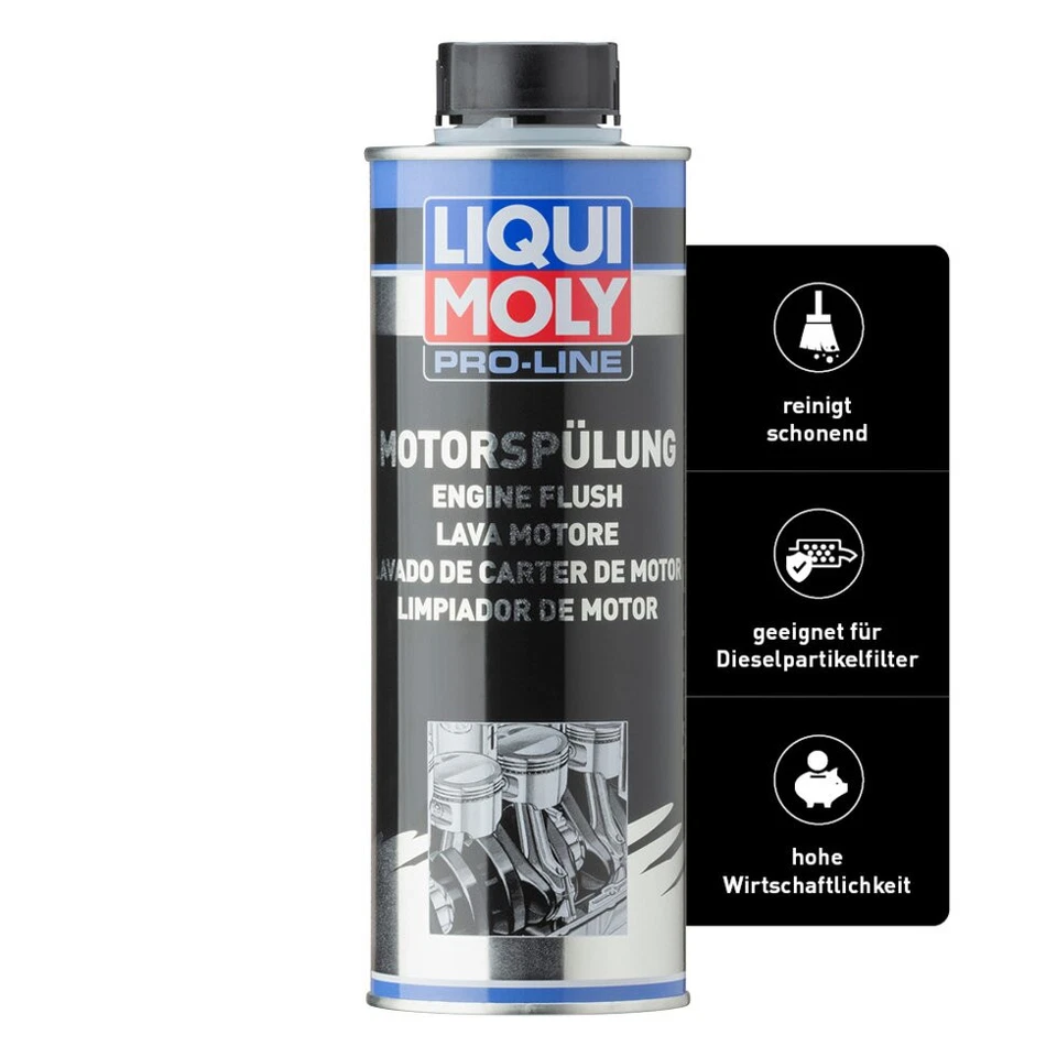 Additiv LIQUI MOLY 2427 Pro-Line Motorspülung Motorreinigung Öl Zusatz 500ml - Bild 2 von 4