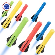 Stomp Rocket Jr Rocket Refills 8 Multi Color Rockets Replacement Rockets Soft