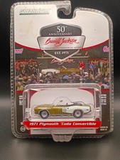 Greenlight - Barrett-Jackson - 1971 Plymouth Cuda Convertible 37300 - 1:64 Scale