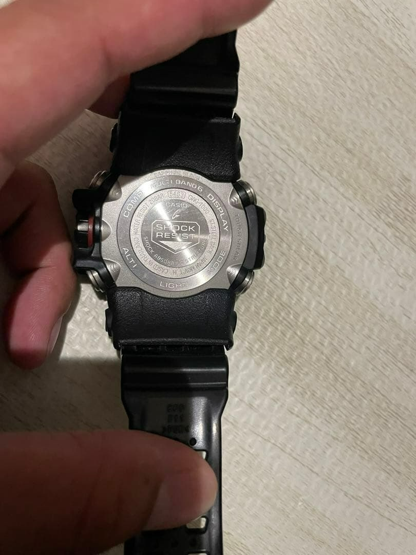 CASIO G-SHOCK GWG-1000-1A1 Radio Solar Mudmaster Blackout Men's