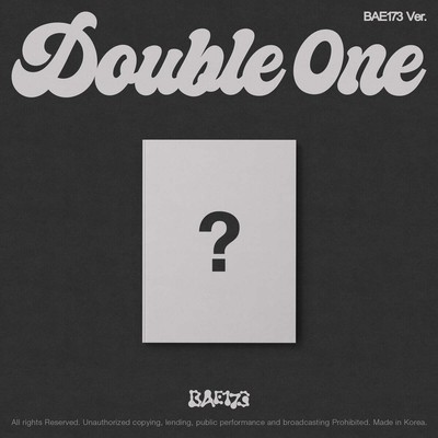 DOUBLE 0NE 1st Mini Album [XPERT] BAE173 (DBO01MNB)