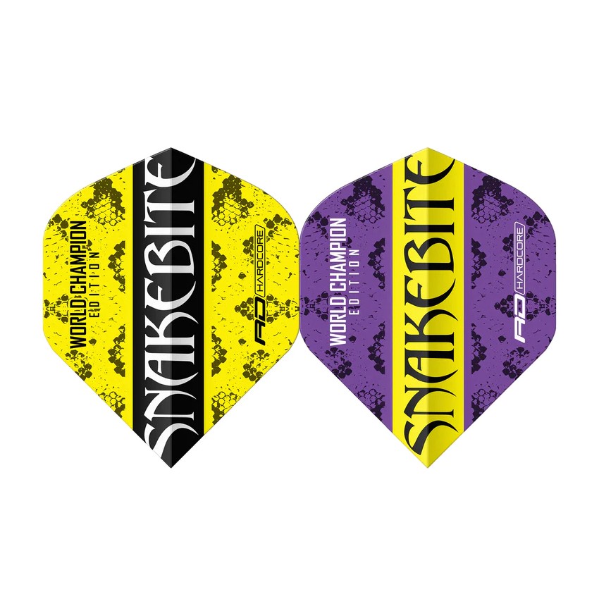 Red Dragon Peter Wright Purple & Yellow Yin Yang Barrel