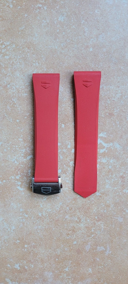 TAG Heuer Red Rubber Wristwatch Bands for sale | eBay