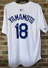 Yoshinobu Yamamoto Signed Autographed Dodgers Baseball Jersey PSA/DNA